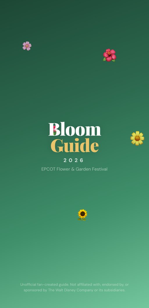 Bloom Guide 2026 splash screen